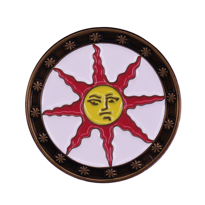Esports Gaming Jacket - 1pc Dark Souls Solaire Sun Enamel