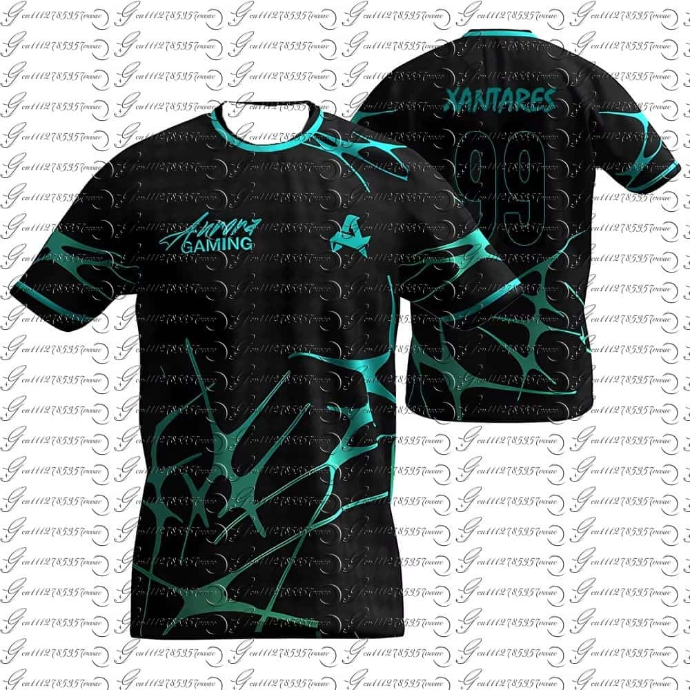 Custom Esports Gaming Jersey - Aurora Gaming E-sports Club New Summer
