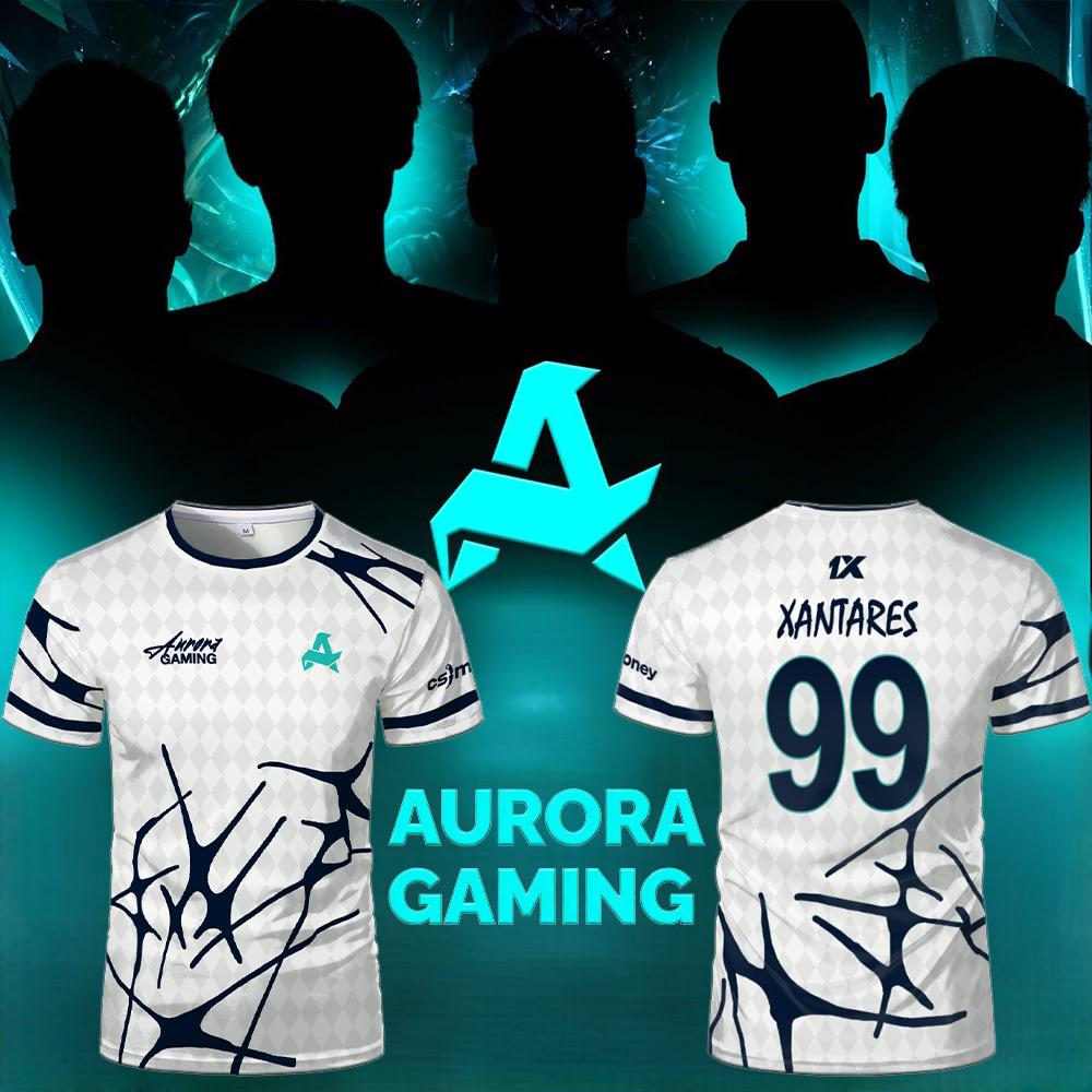 Custom Esports Gaming Jersey - Esports Team Aurora Gaming Jersey T-shirts