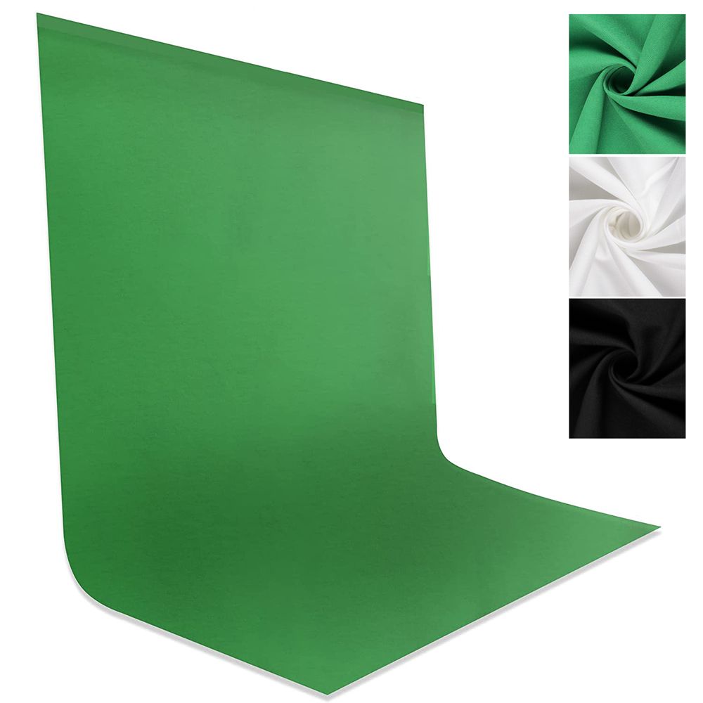 Green Screen Collapsible - Video Shooting Green White Black Smooth