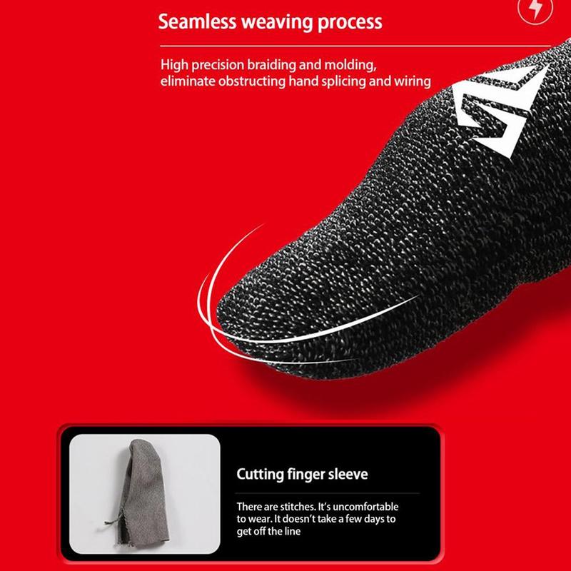 2pcs Fingertip Sleeve Esports  - Esports Gaming Finger Sleeve 评论和价格