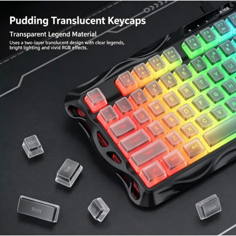 K168 87 Keys Wired Gaming Keyb - Esports Gaming Competition 评论和价格