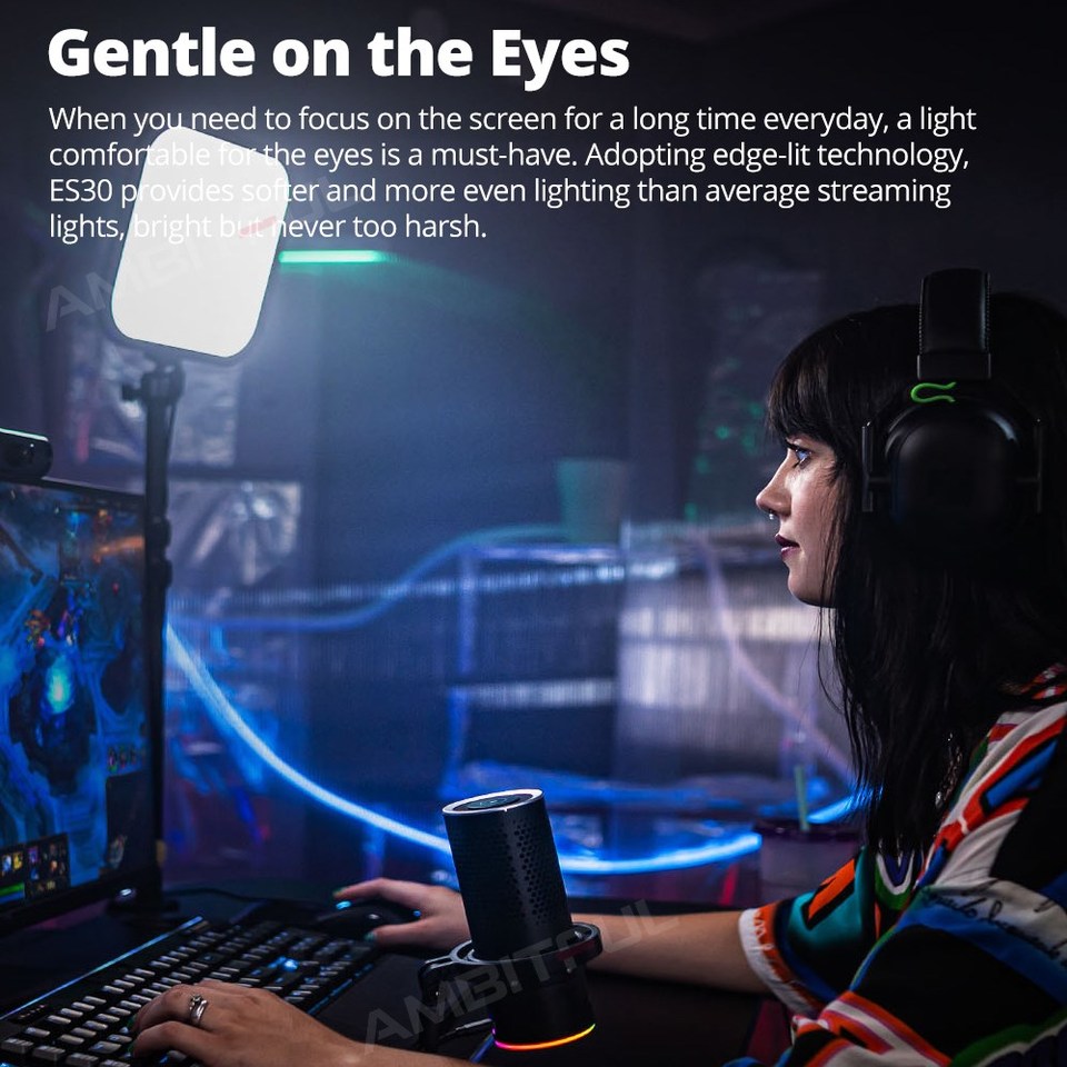 Godox LED Gaming Light ES30 E- - Esports Gaming Video 评论和价格