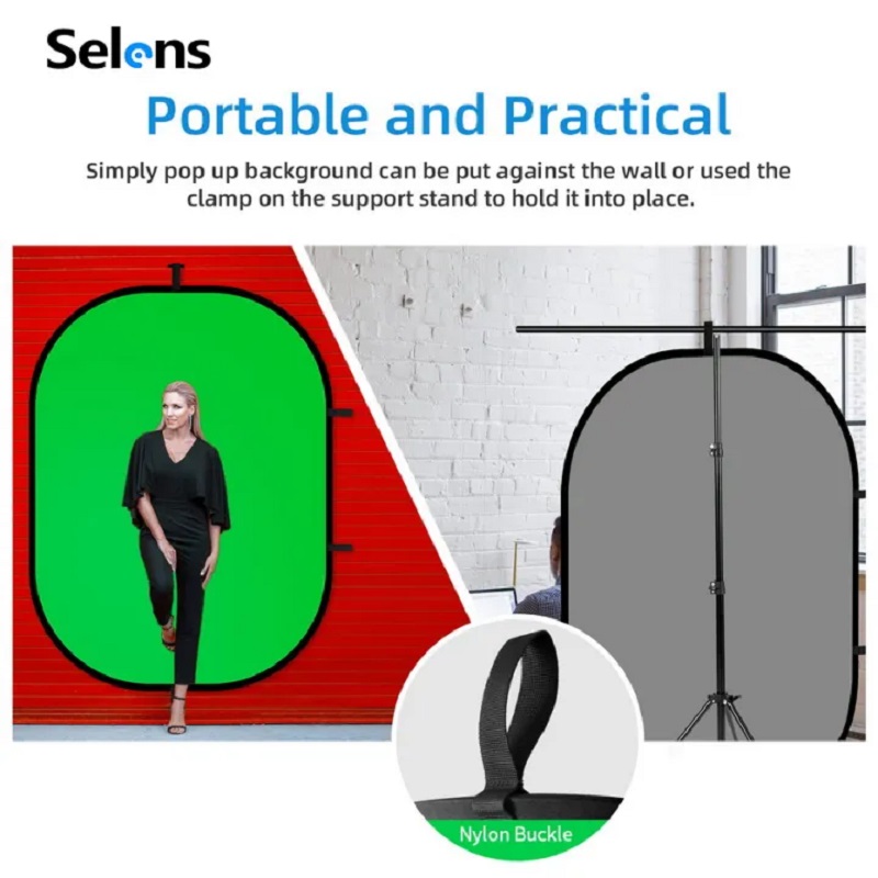 Selens Green Screen Photo Back - Green Screen Collapsible 评论和价格