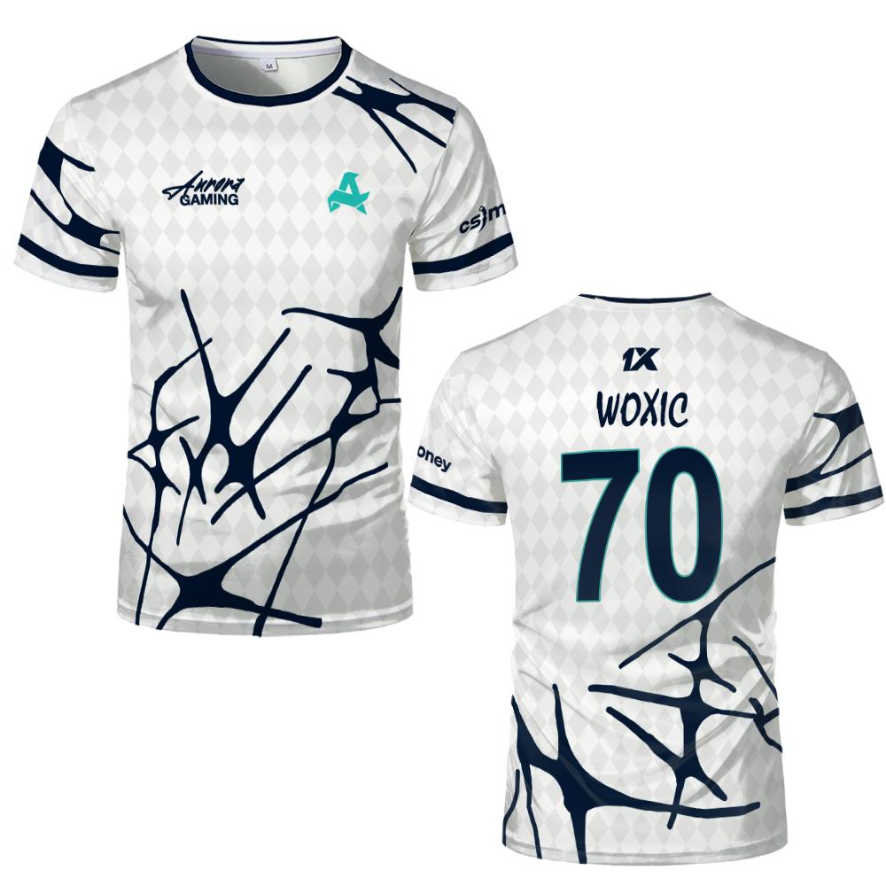 Esports Team Aurora Gaming Jer - Custom Esports Gaming Jersey 评论和价格