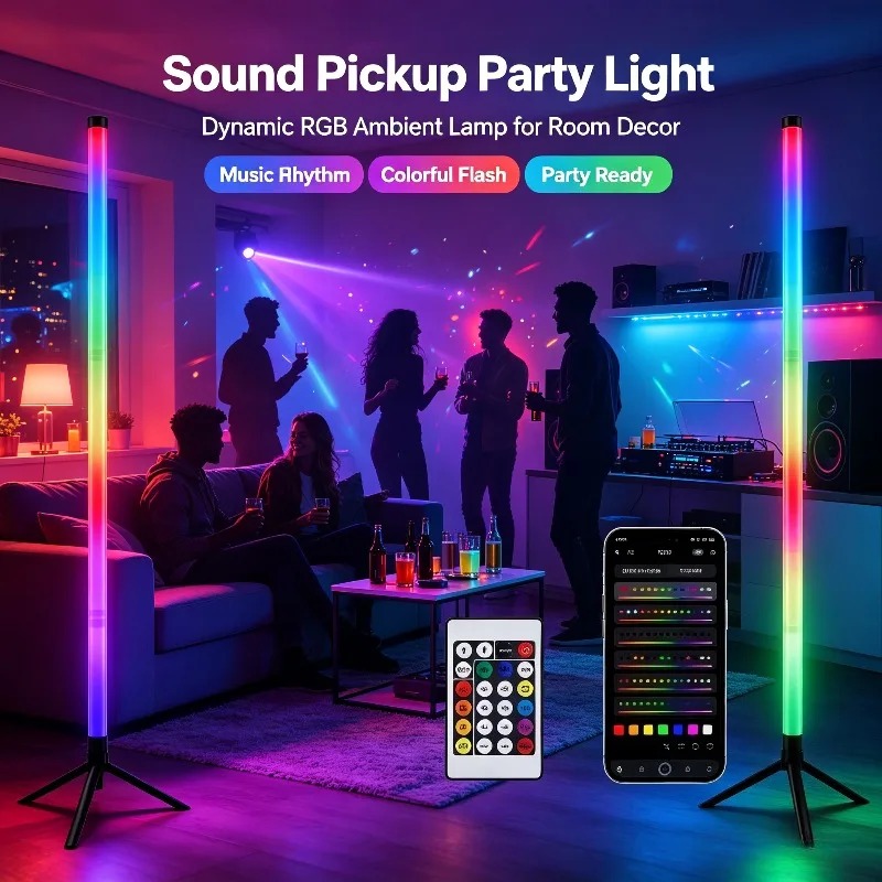 2PCS 120CM RGB Floor Lamp, Sou - Esports & Gaming Optics Gmbh 评论和价格