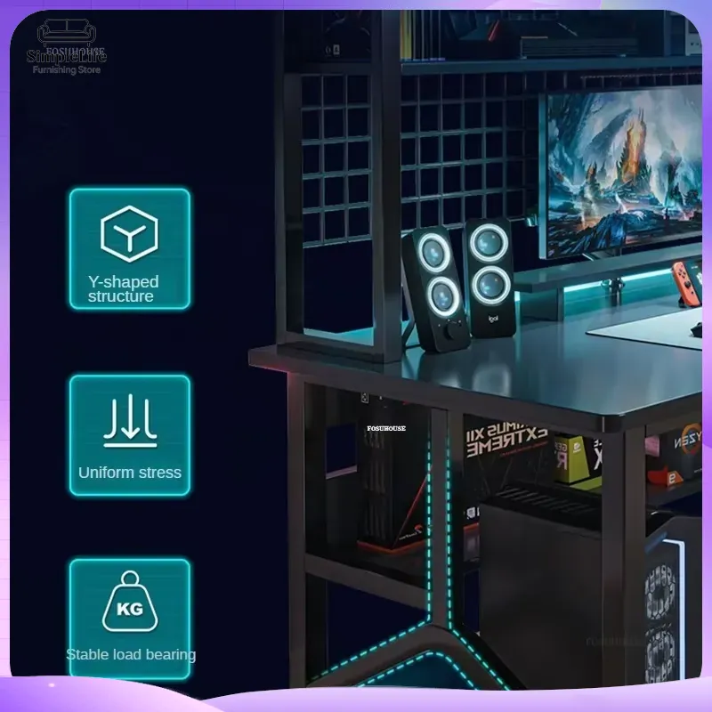 Nordic Computer Desk Gaming De - Esports Gaming School 评论和价格