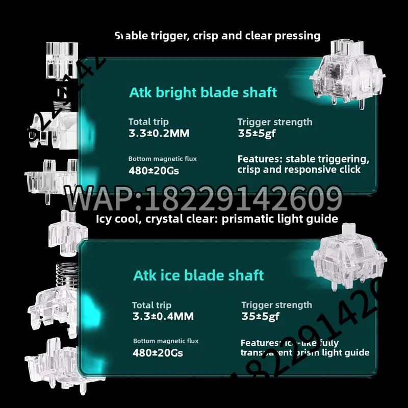 ATK RS7 Air Keyboard Magnetic  - Esports & Gaming Optics Gmbh 评论和价格